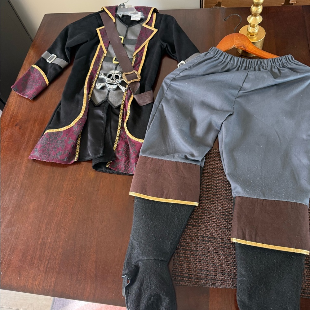 Pirate Costume for Kids - Black and Brown